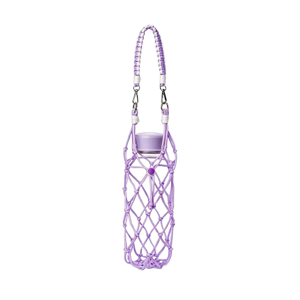 Cotton Water Bottle Carrier Bag with Adjustable Strap Water Bottle Carrier Qme