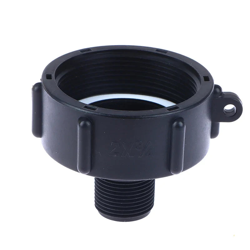 IBC Tank S60 Fine Thread to 2" NPS 3/4" Garden Hose Adapter Garden Hose Adapter Qme