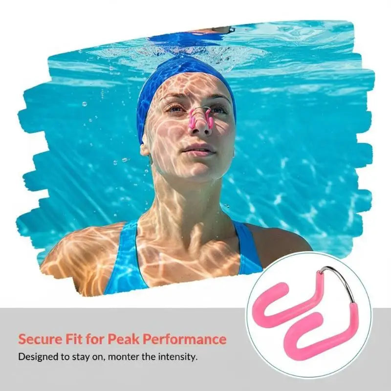 Silicone Swimming Nose Clip – Reusable Diving Nose Plug Swimming Nose Clip Qst