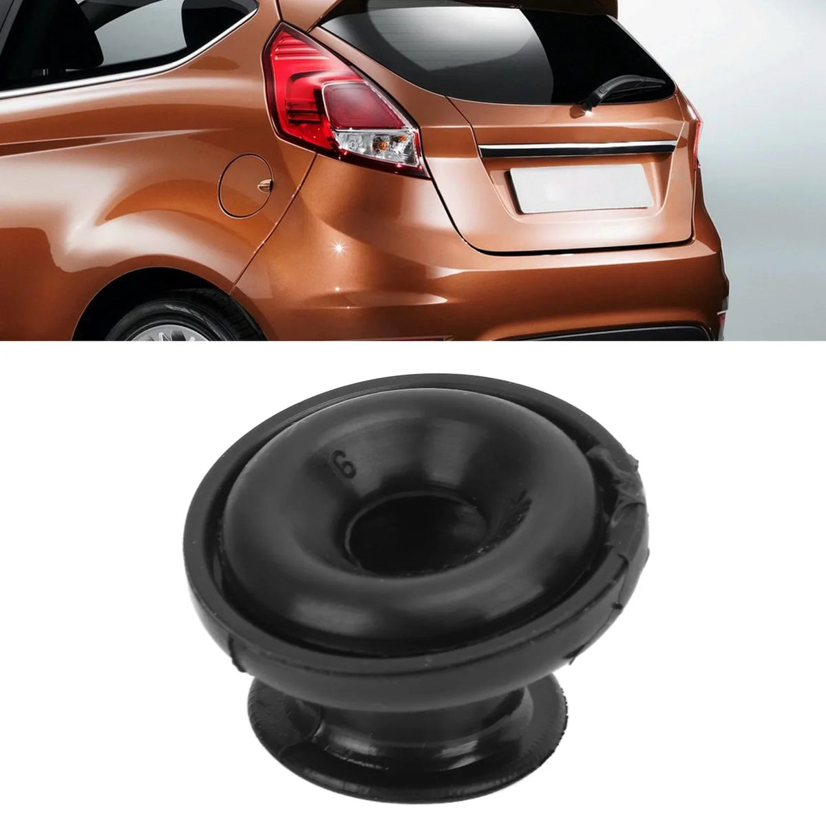 Rear Window Wiper Grommet Plug Black Rubber #1701120 Wiper Grommet Plug Qme