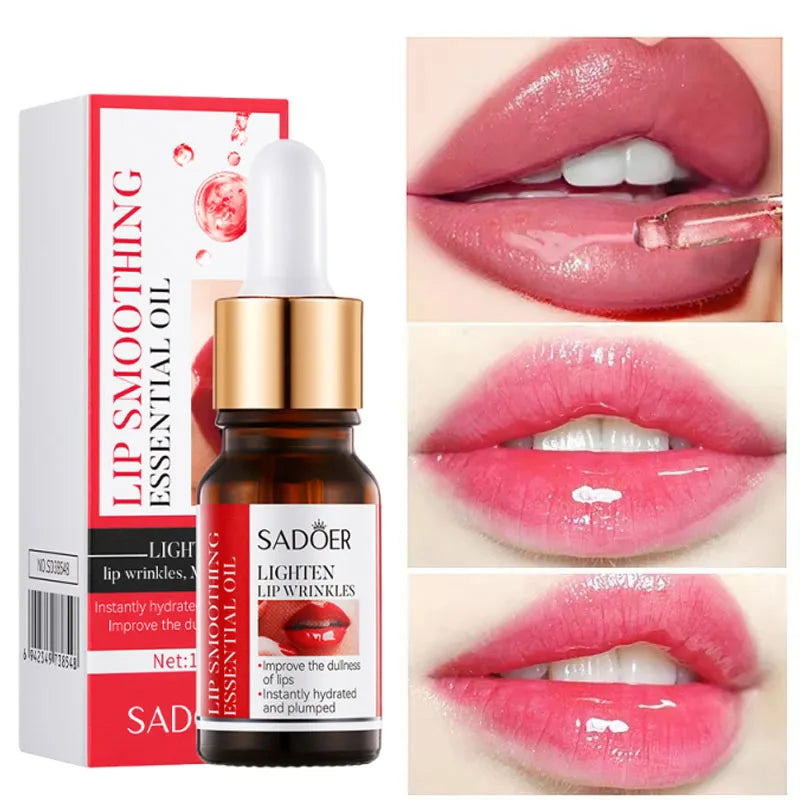 Lip Plumping Serum Oil with Hyaluronic Acid | Moisturizing Lip Plumping Serum Qme 1pc
