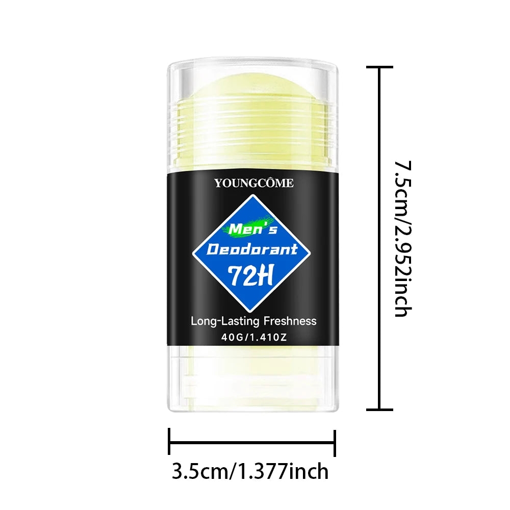 YOUNGCOME Men's Deodorant Stick – Long-Lasting Freshness Men's Deodorant Stick Qst 40g