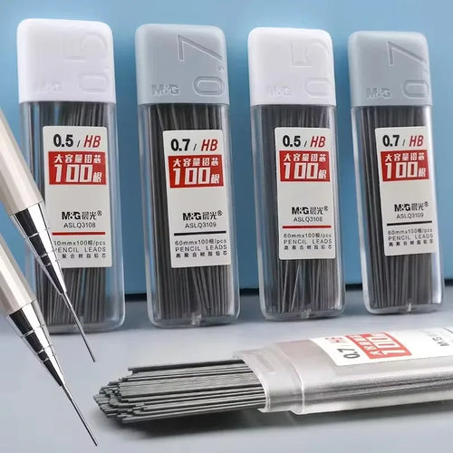 0.5mm Mechanical Pencil Refills 2B HB Lead – 10 Colors Pencil Lead Refills Qme