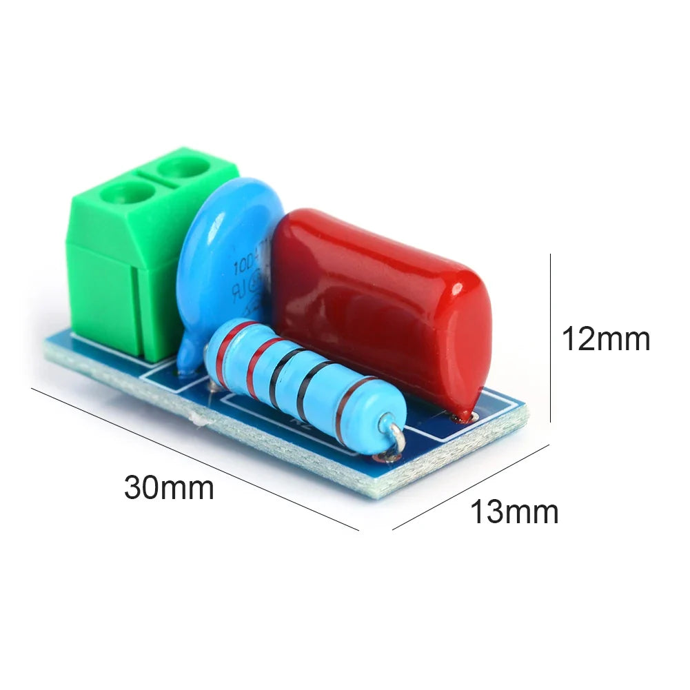 RC Snubber Circuit Module – Relay Contact Protection 5V–400V Circuit Protection Module Qme