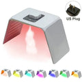 7-Color LED Photon Face Mask with Nano Spray | PDT Skin Care LED Photon Skin Mask Qst US PLUG (100-110V)