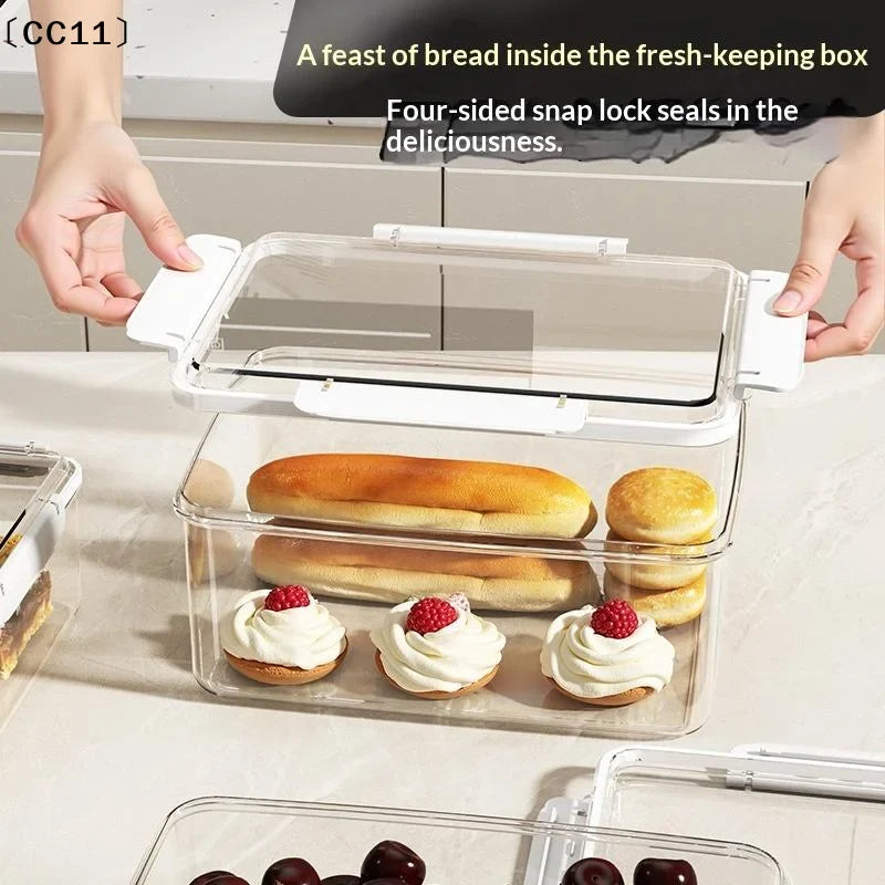 Clear Fruit & Food Fridge Storage Containers Organizer Food Storage Container Qme