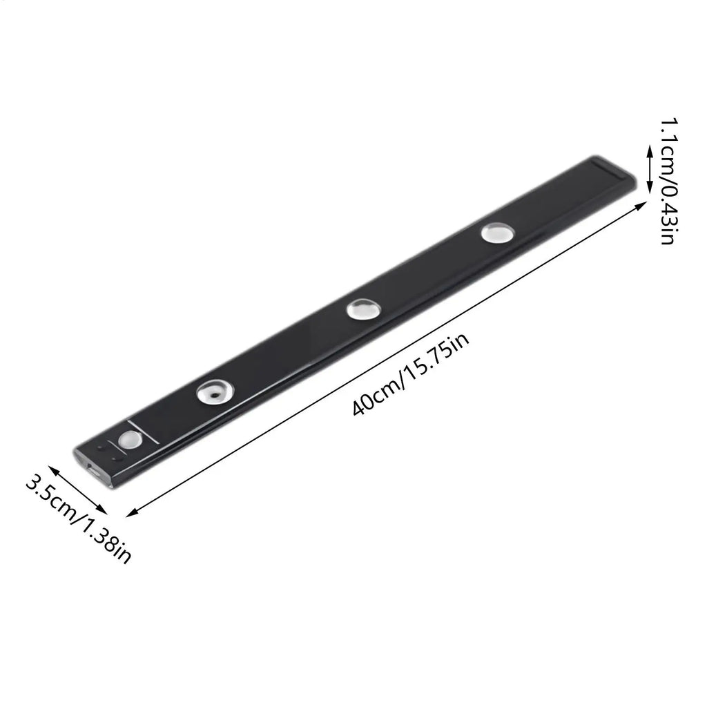 LED Rechargeable Under Cabinet Strip Light – 3 Brightness Levels LED Cabinet Strip Light Qme