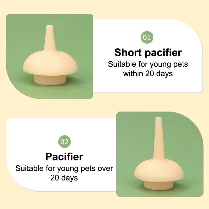 Mini Silicone Nursing Bottle for Newborn Kittens & Small Pets Pet Nursing Bottle Qme
