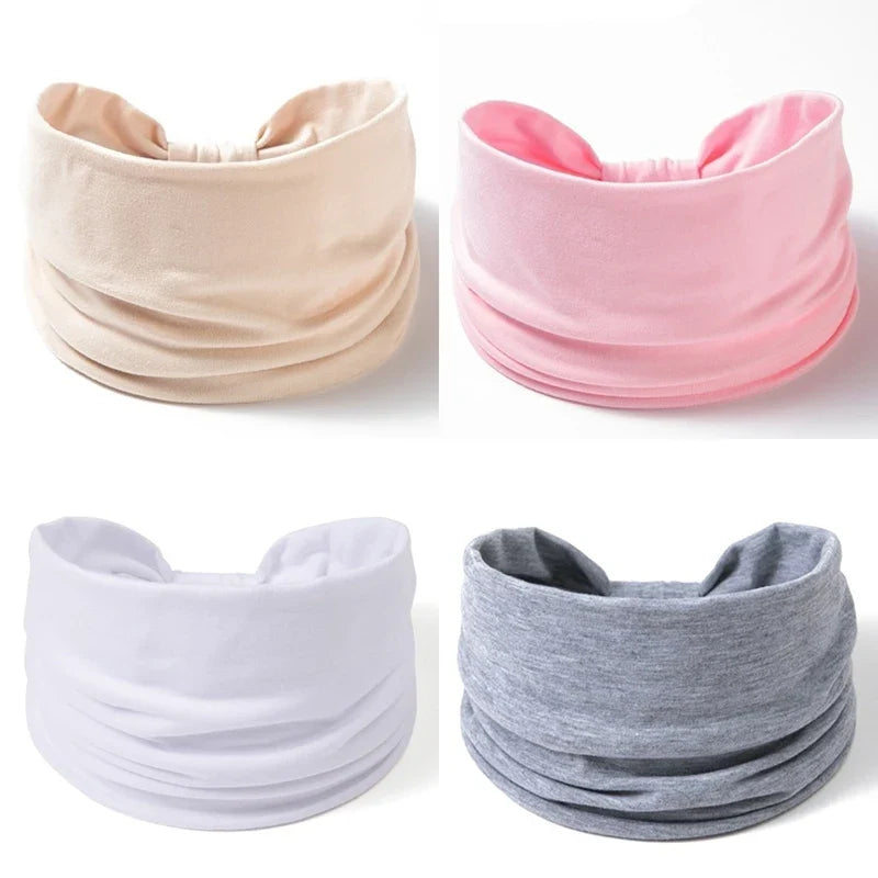 Women's Stretchy Wide Headband for Yoga, Running & Sports Sports Headband Qme
