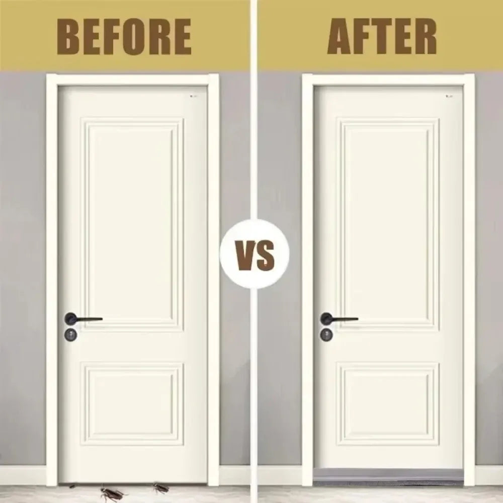 Self-Adhesive Door Bottom Seal Strip | Draft & Insect Guard Door Seal Strip Qme