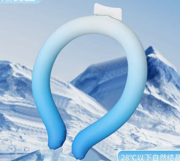 PCM Ice Cooling Neck Ring – Summer Neck Cooler Wrap Cooling Neck Wrap Qst Blue