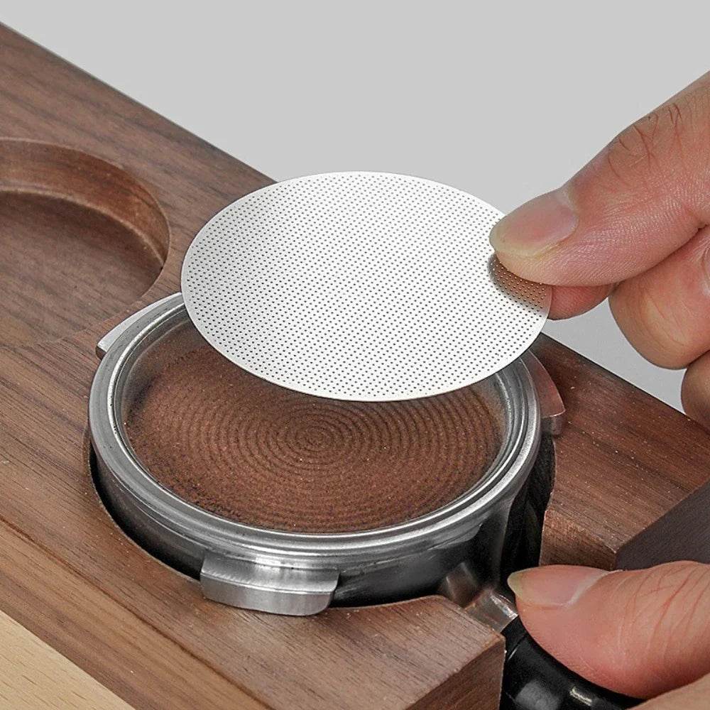 Reusable Espresso Puck Screen 51/53/58.5mm Stainless Steel Espresso Puck Screen Qme