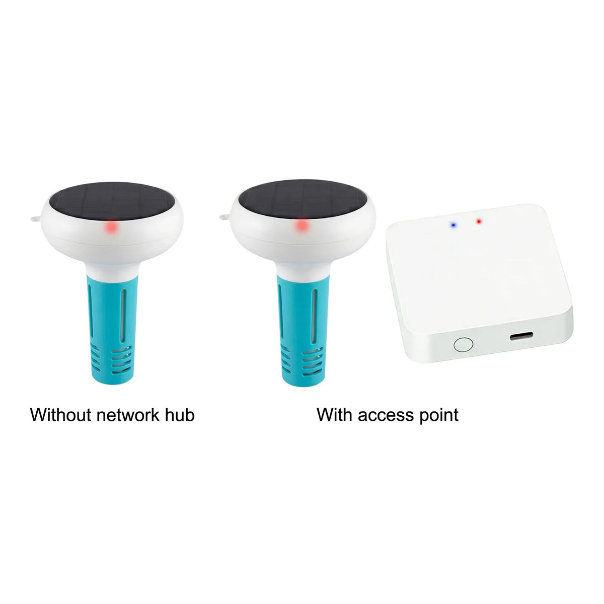 7-in-1 Wireless Floating Pool Water Tester – pH EC ORP TDS Pool Water Tester Qme