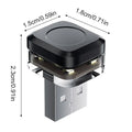 USB LED Car Interior Ambient Light – Multicolor Atmosphere Lamp Car Ambient Light Qst white light
