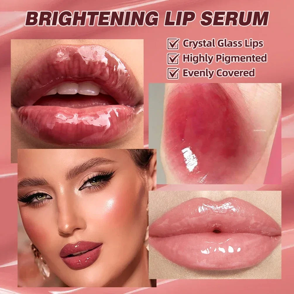 QIBEST Mirror Pearl Shimmering Hydrating Lip Gloss – 4 Colors Shimmering Lip Gloss Qme