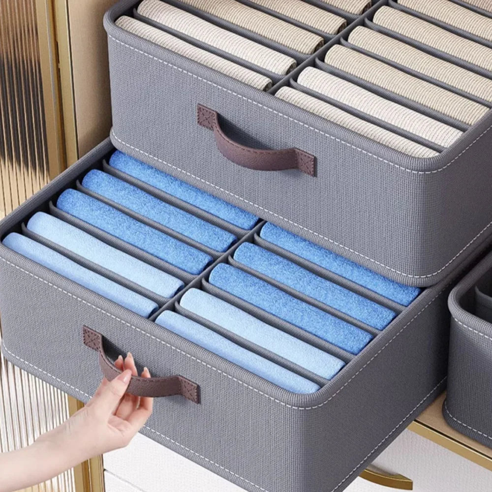 Foldable Clothes Storage Organizer Drawer | Wardrobe Box Clothes Storage Organizer Qme