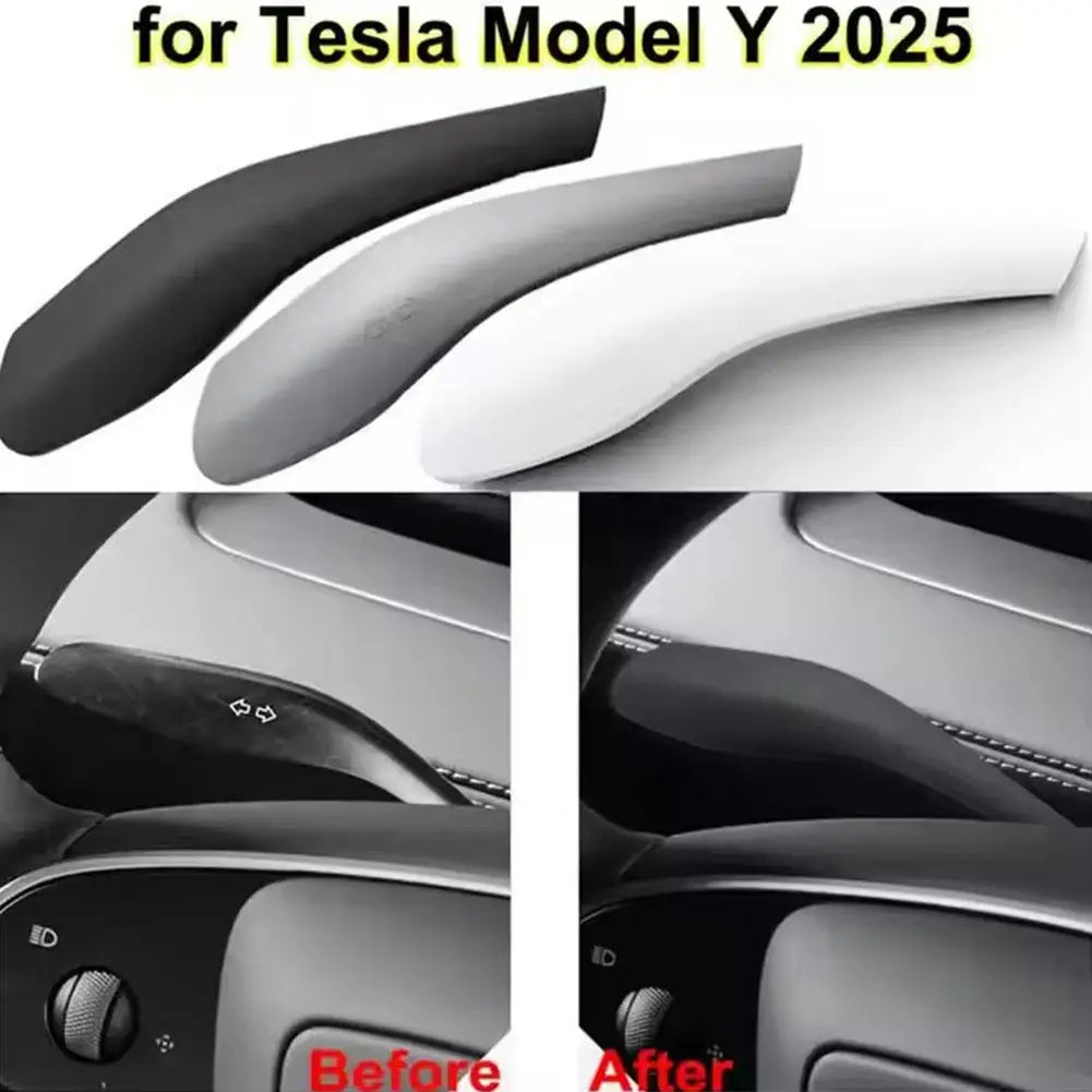 Tesla Model Y 2025 Silicone Steering Wheel & Shifter Cover Steering Wheel Cover Qme