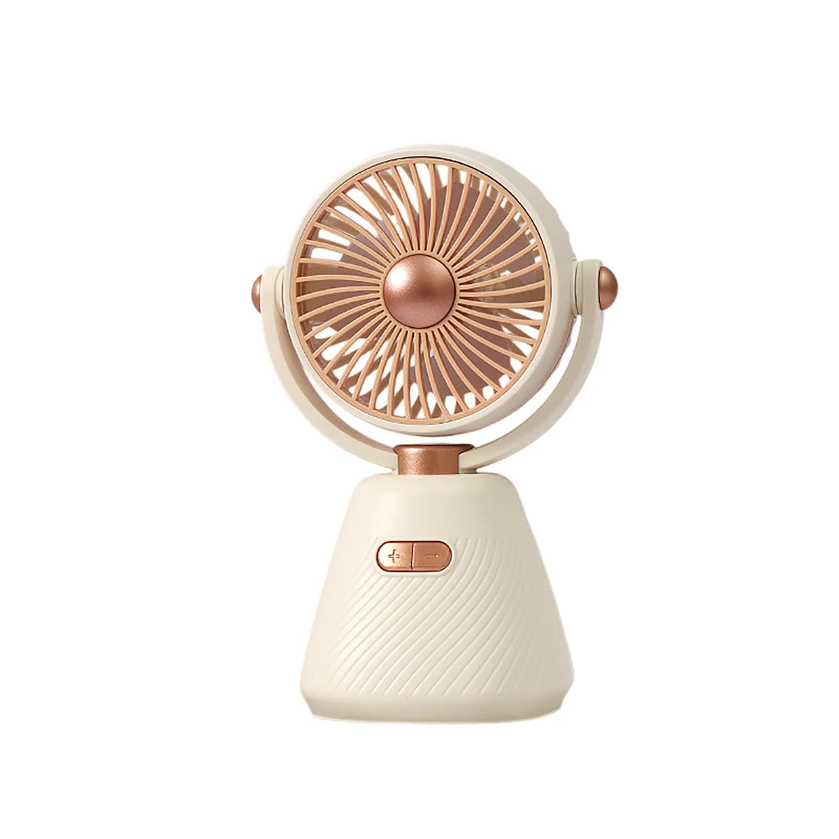 USB Rechargeable Quiet Mini Table Fan – Desk, Classroom & Office Portable Desk Fan Qme Beige One Size
