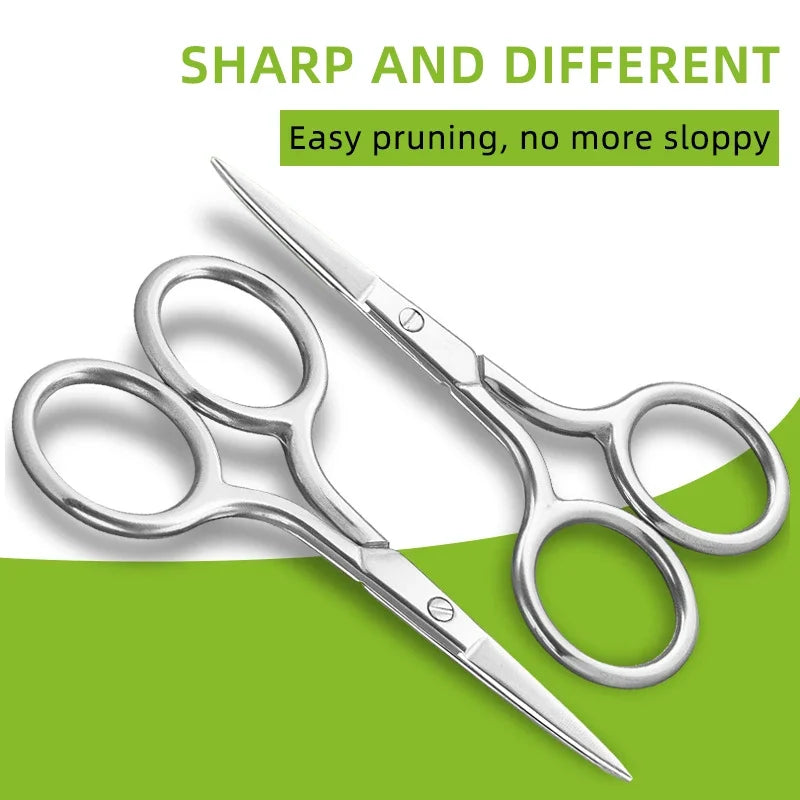 Rose Gold Eyebrow & Eyelash Scissors – Stainless Steel Eyebrow Scissors Qme
