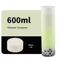 Round Disposable PET Bottles for Juice, Milk Tea & Yogurt Disposable Drink Bottles Qme A8 <500ml