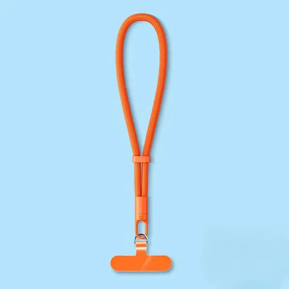 Universal Phone Lanyard Clip – Anti-Drop 360° Wrist Strap Phone Lanyard Clip Qme Orange Set