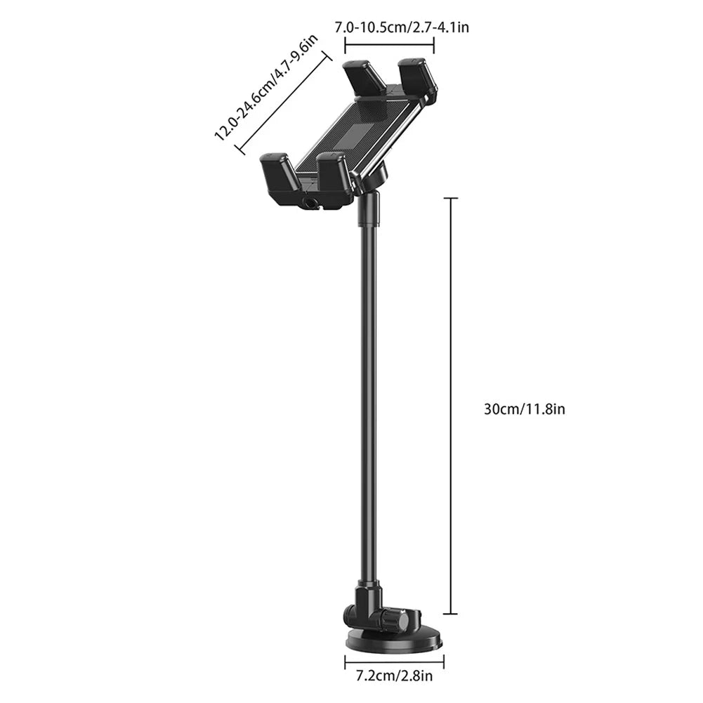 Suction Cup Car Tablet & Phone Mount – Windshield & Dashboard Car Phone Mount Qme