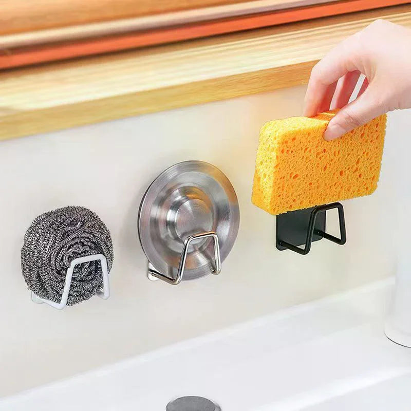 No-Drill Stainless Steel Basin Hook Bathroom Storage Rack Basin Hook Rack Qme