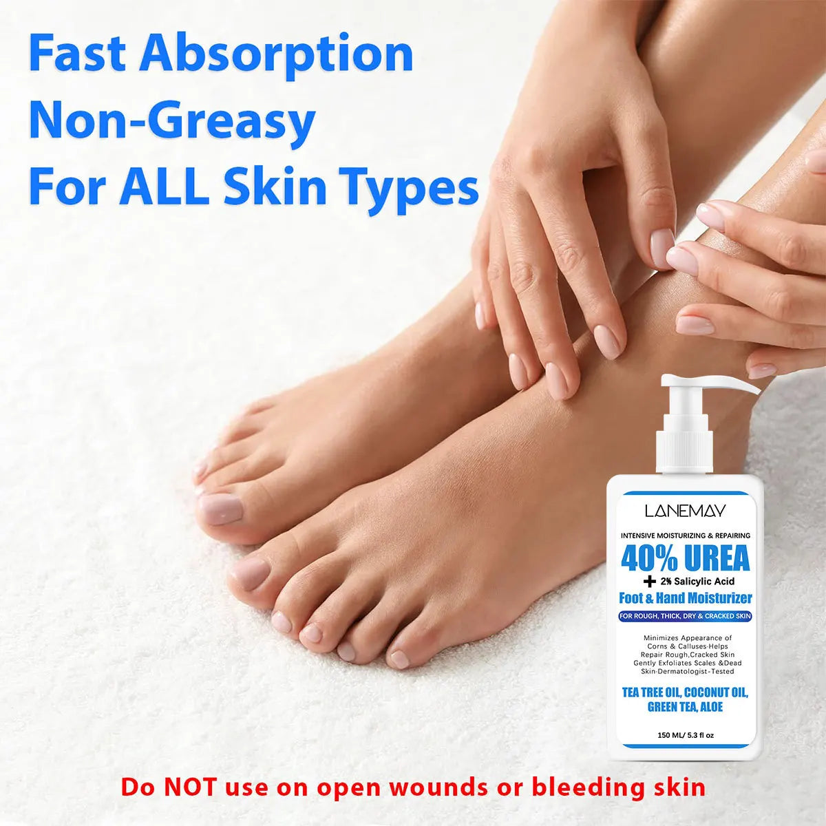 Urea & Salicylic Acid Hand & Foot Cream – Tea Tree & Aloe Hand & Foot Cream Qst