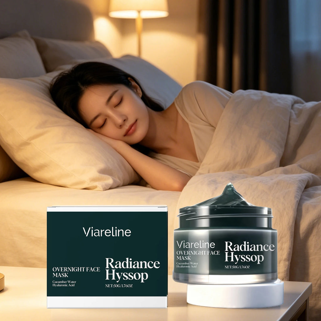 Viareline Overnight Face Mask – Hydrating, Firming & Brightening Overnight Sleeping Mask Qst
