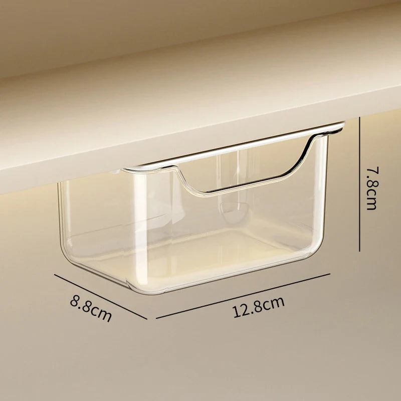 Under-Mirror Cabinet Transparent Bathroom Storage Organizer Bathroom Storage Organizer Qme Default Title