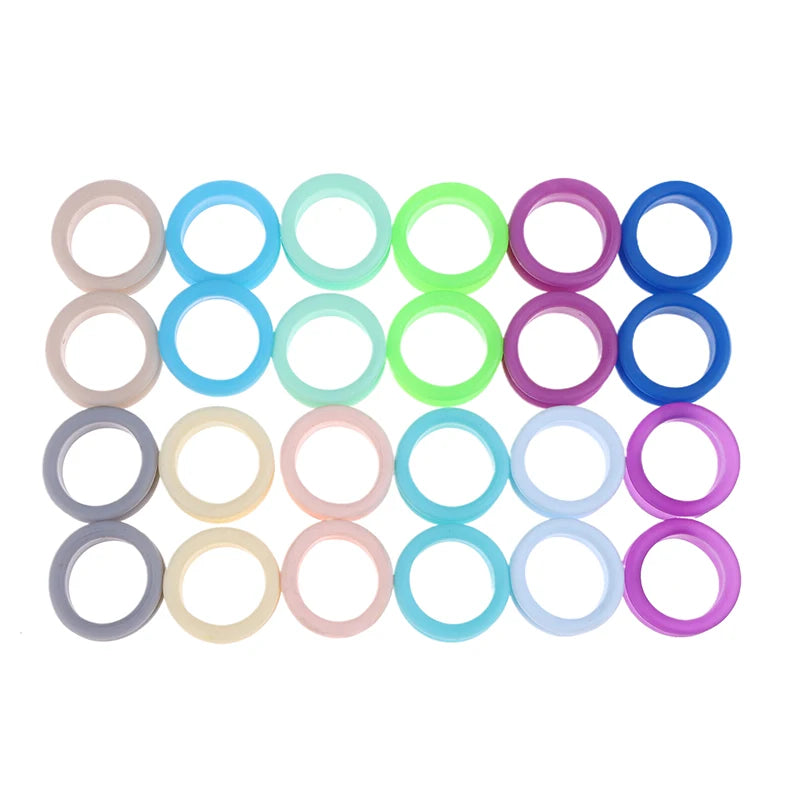5-Pack Silicone Scissor Finger Ring Inserts for Hair Shears Scissor Ring Inserts Qst