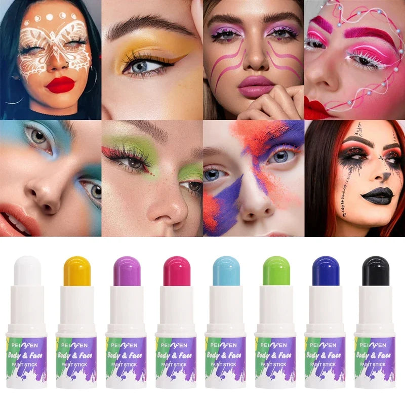 Qme Shining Stick Makeup – Waterproof, 8 Colors | Luminous Luminous Makeup Stick Qme