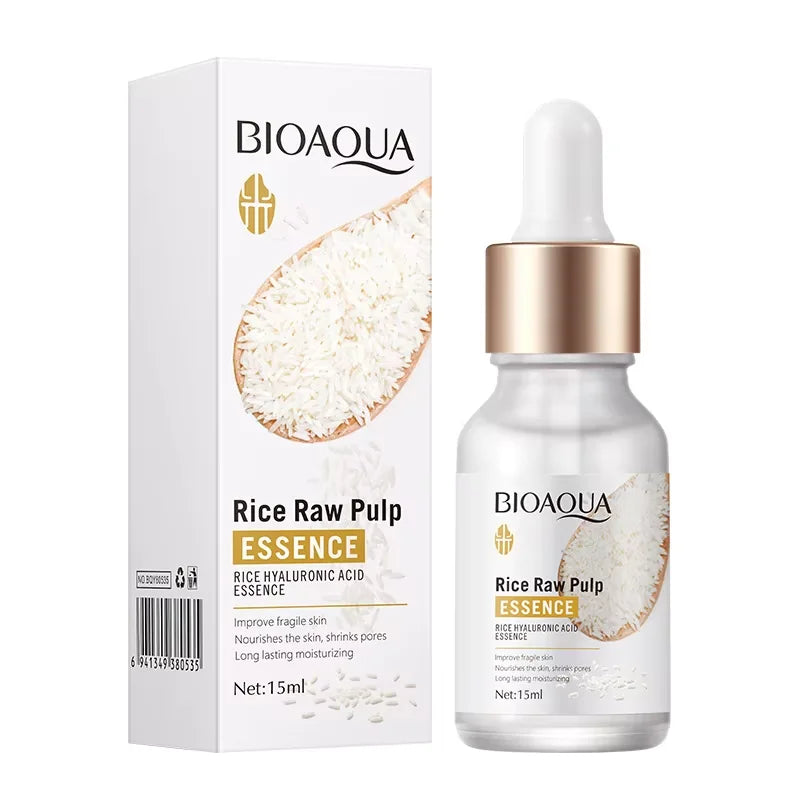 Rice Pulp & Hyaluronic Acid Face Serum – Hydrating Essence Face Serum Qst 15ml