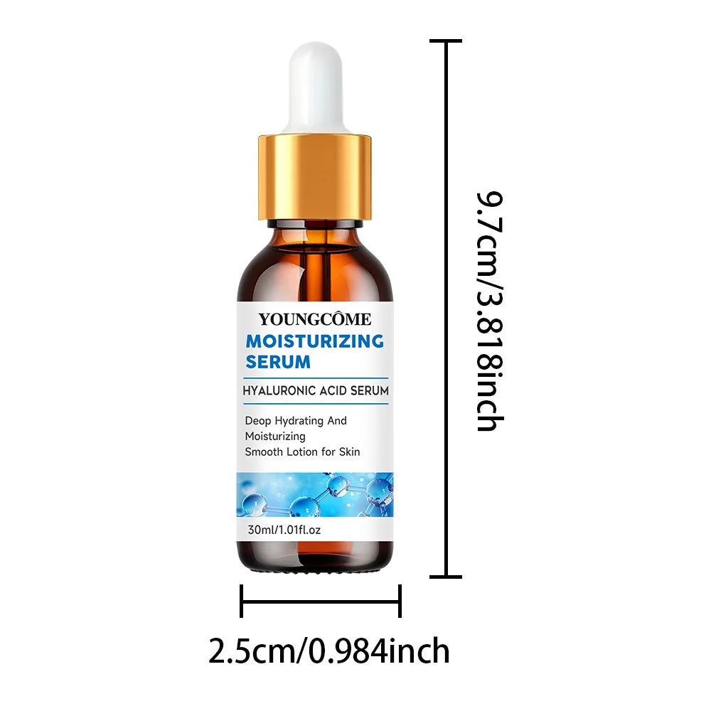 YOUNGCOME Hyaluronic Acid Face Serum – Deep Moisturizing Essence Facial Serum Qst 30ml