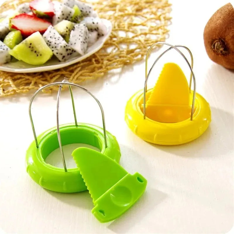 Stainless Steel Kiwi Peeler & Fruit Splitting Tool – 3 Colors Fruit Peeler Tool Qme