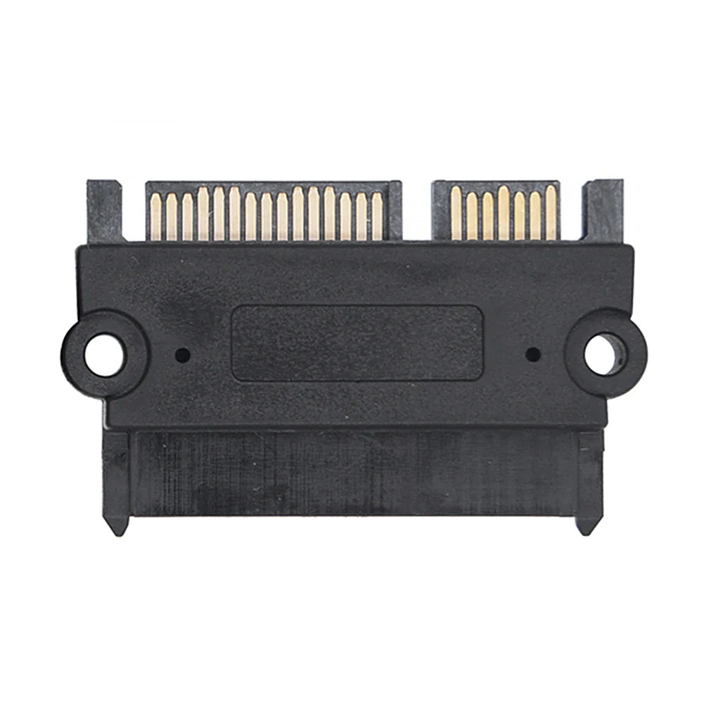 SATA 22-Pin Male to Female Power & Data Adapter – 10 Pack SATA Adapter Converter Qme 1PC