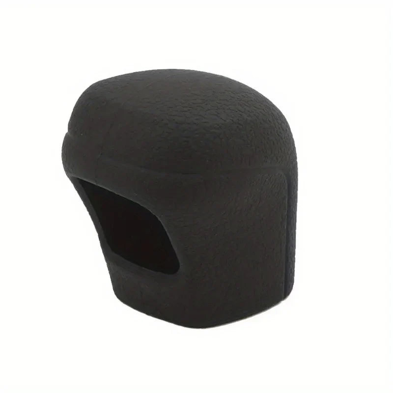 Silicone Automatic Gear Shift Knob Cover | Universal Fit Gear Shift Knob Cover Qme Black