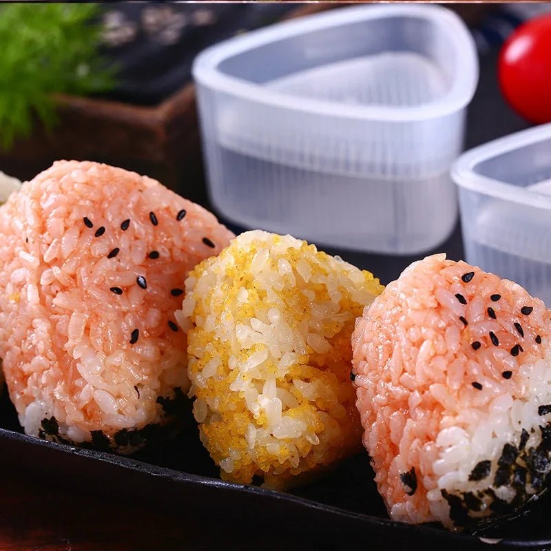 Triangle Onigiri Rice Ball Mould – Sushi Shaper Tool Rice Ball Mould Qme