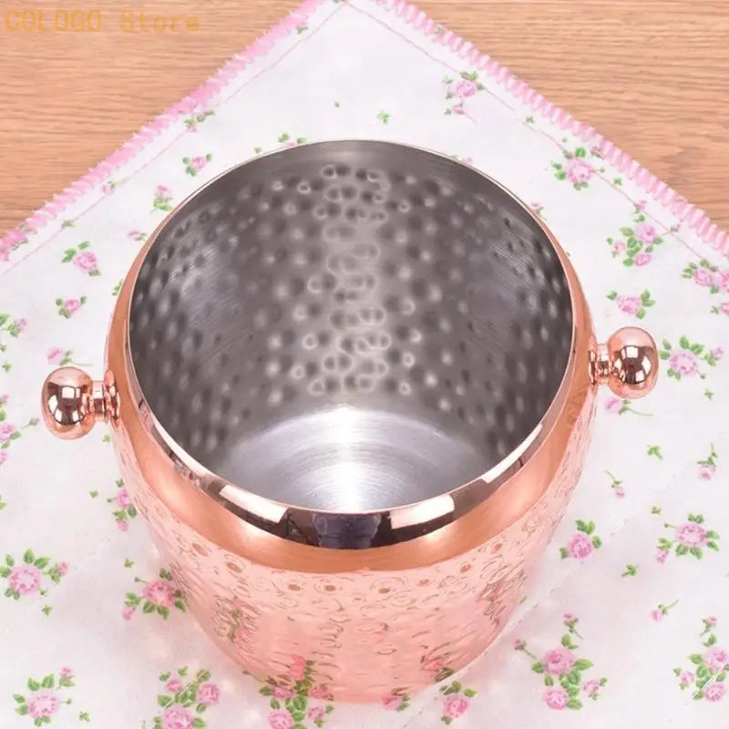 Wide Mouth Stainless Steel Ice Bucket & Beverage Cooler Tub Ice Bucket Qme China Mainland