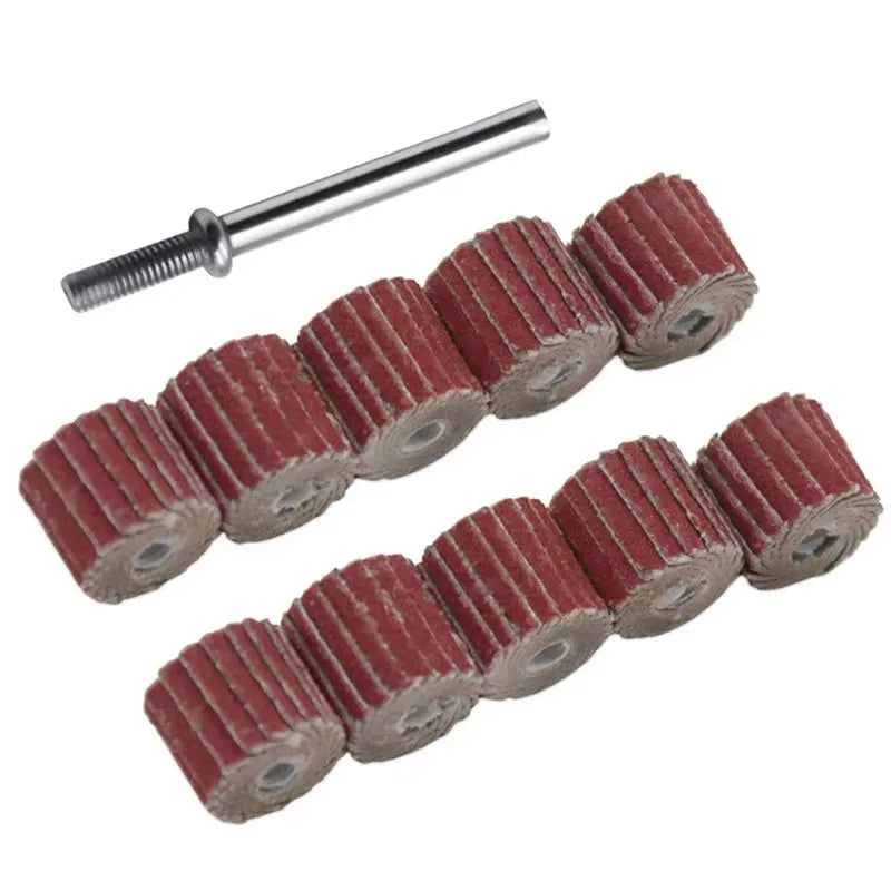 Dremel Sanding & Polishing Wheel Accessories – Aluminium Oxide Rotary Tool Accessories Qme 10mm 80grrit