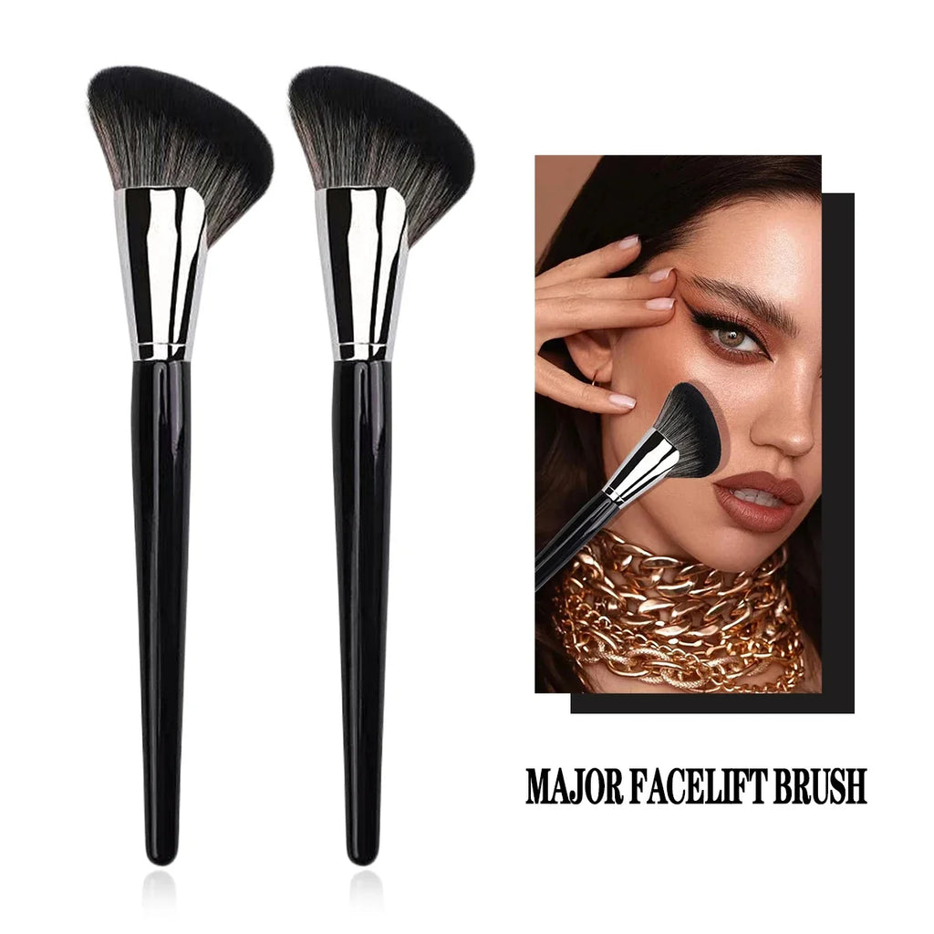 Sickle Angled Contour Brush – Face Shadow & Outline Brush Contour Makeup Brush Qme