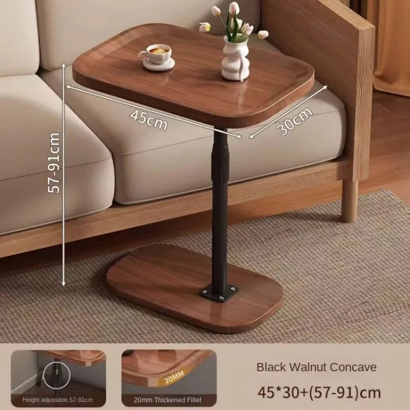 Nordic Wooden Folding Coffee Table – Modern Minimalist Style Folding Coffee Table Qst
