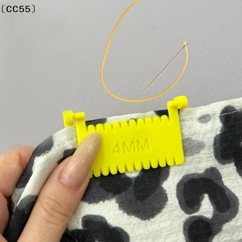 Sewing Gauge Tool – Quilting Hemming Seam Edge Guide Ruler Sewing Gauge Ruler Qst