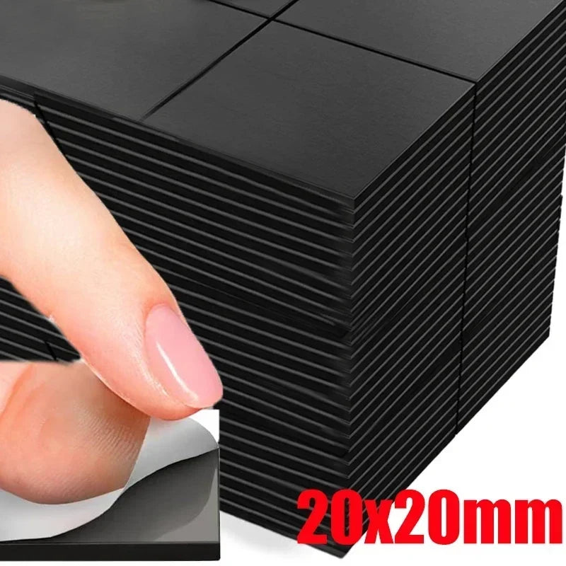 Square Self-Adhesive Magnetic Sheets – Flexible Soft Magnets Self-Adhesive Magnets Qme 20x20mm 100pcs