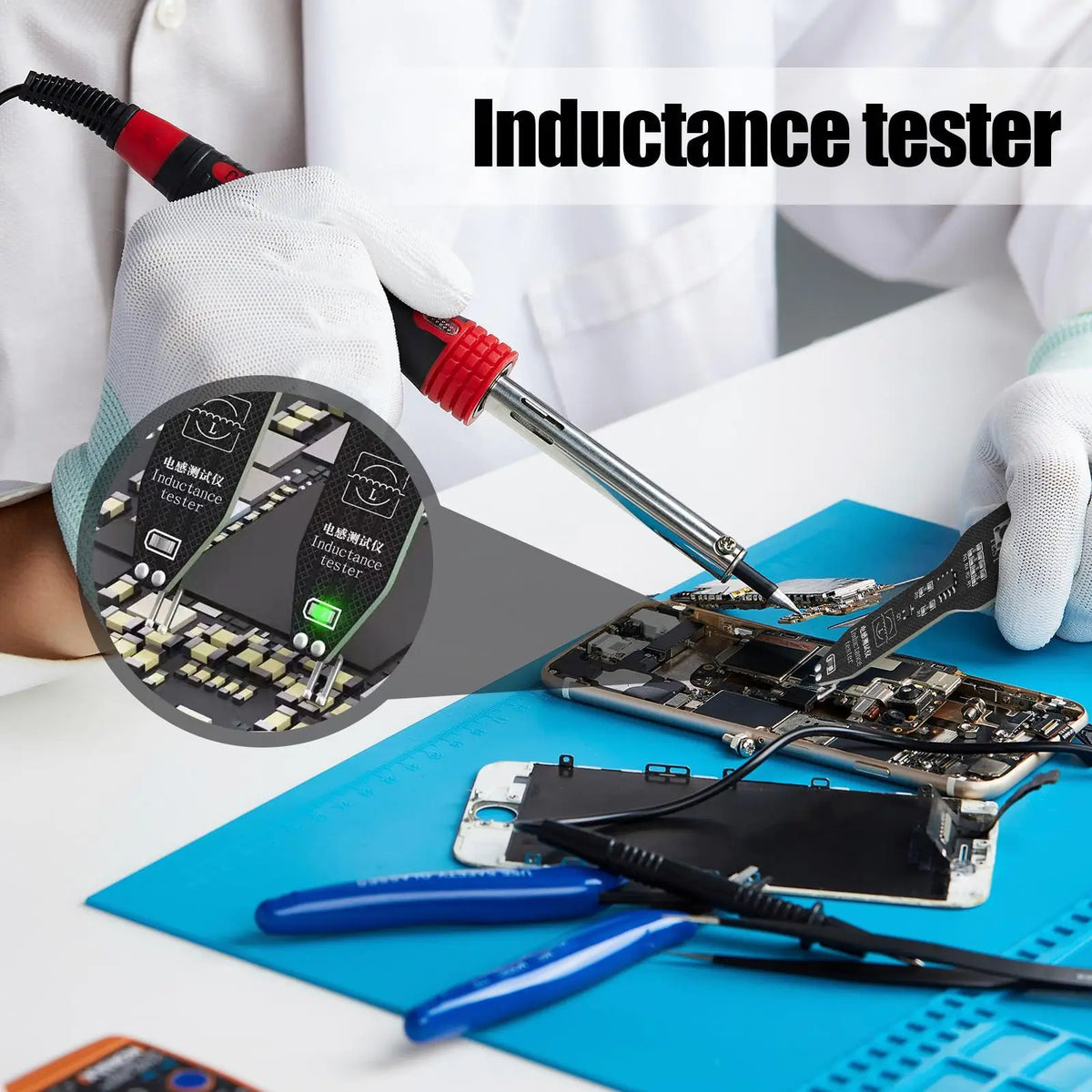 Electronic Motherboard Coil Tester – Precise PCB Detector Coil Tester Qme