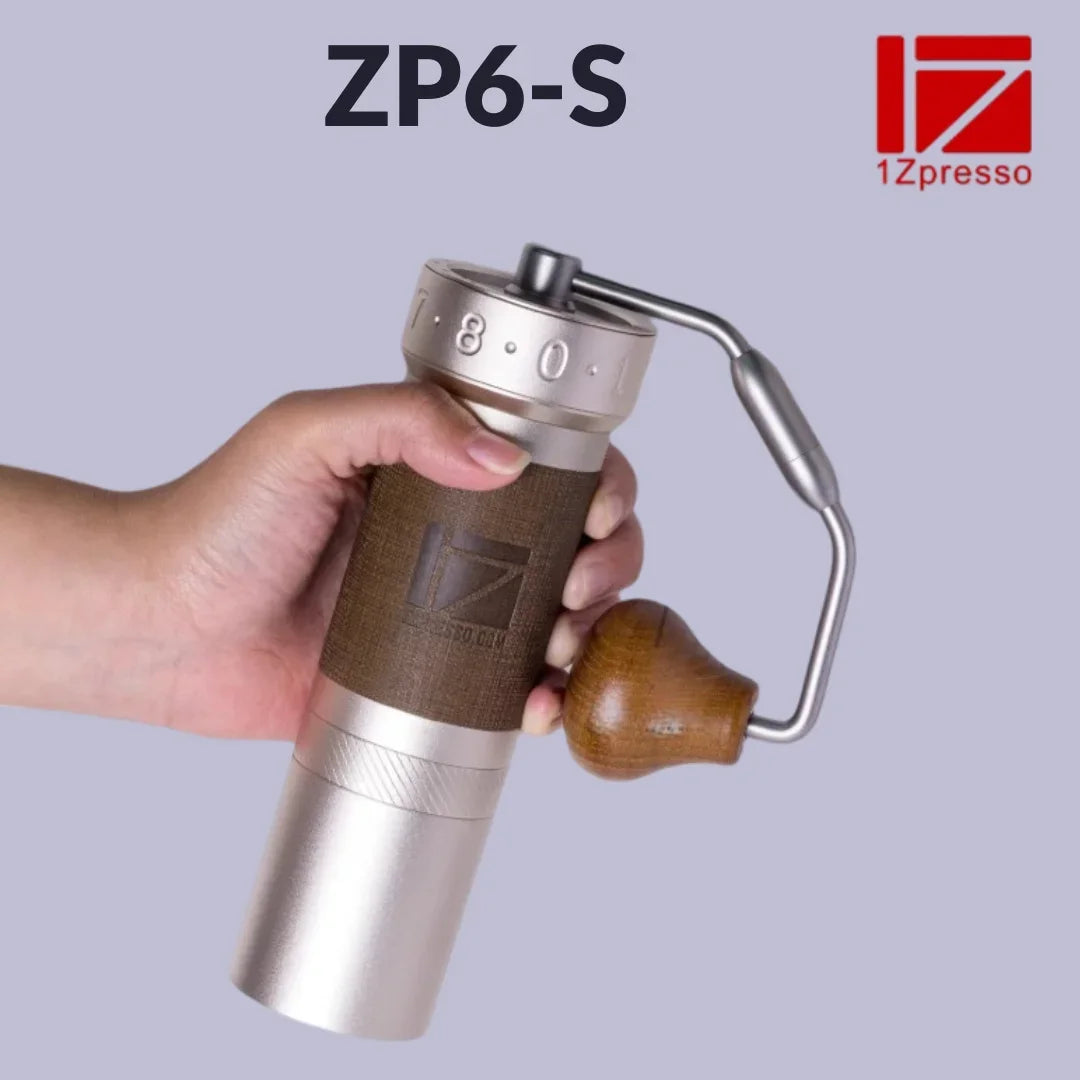 1Zpresso ZP6 S Manual Coffee Grinder – 48mm Burrs, Pour-Over Manual Coffee Grinder Qst