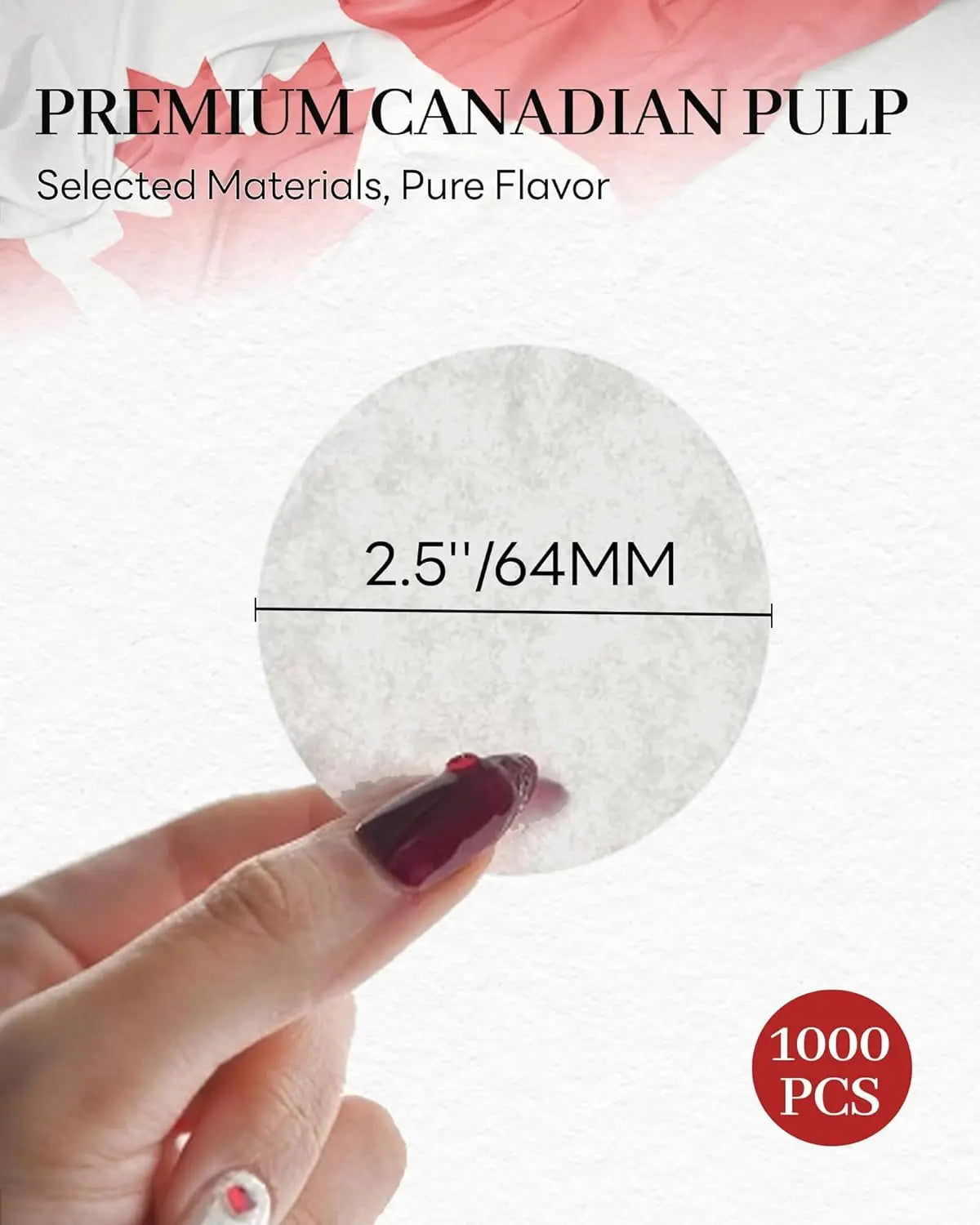Round Disposable Paper Coffee Filters for AeroPress – 1000 Pack Coffee Filters Qme