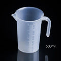 Graduated Plastic Beaker – Chemical-Resistant Measuring Cylinder Measuring Beaker Qme B1