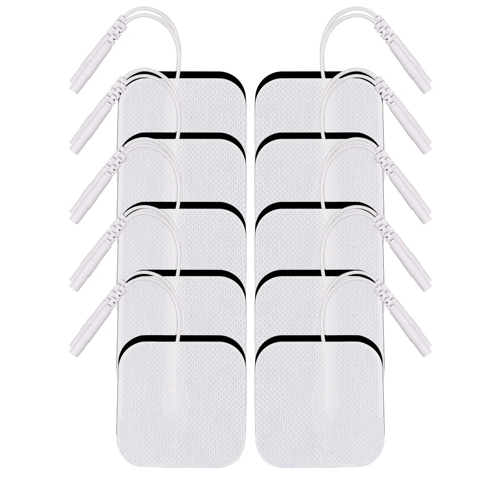 TENS EMS Self-Adhesive Gel Electrode Pads 4x4cm – 10 or 20 Pack Electrode Pads Qst