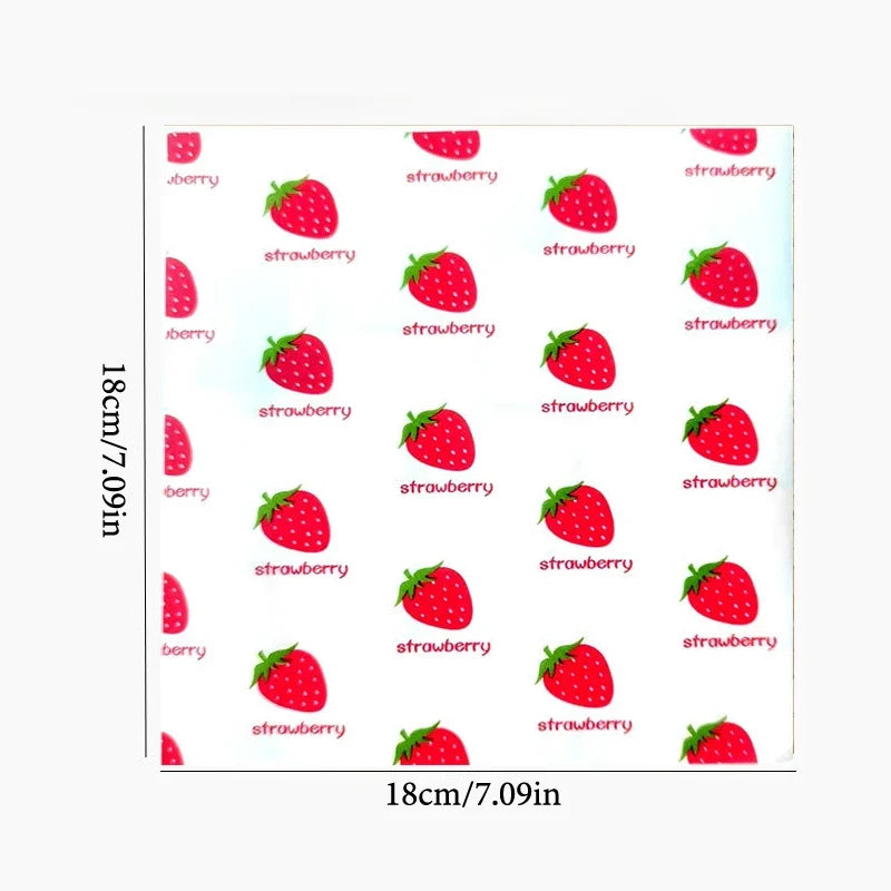 50-Pack Non-Stick Food Grade Wax Paper Sheets for Baking & Wrapping Baking Wax Paper Qme